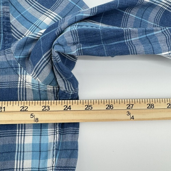 Vineyard Vines Slim Fit Tucker Shirt Blue Plaid Button Down Long Sleeve‎ Mens XL - Picture 8 of 10